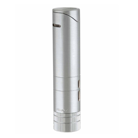 Xikar 564SL Turrim Silver Dual Flame Table Lighter