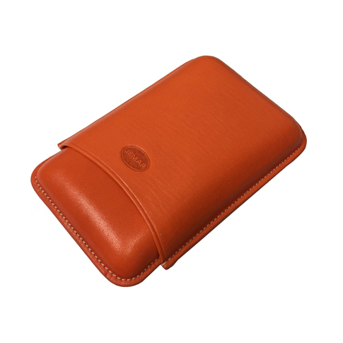 Jemar 464/3 Orange Cigar Case