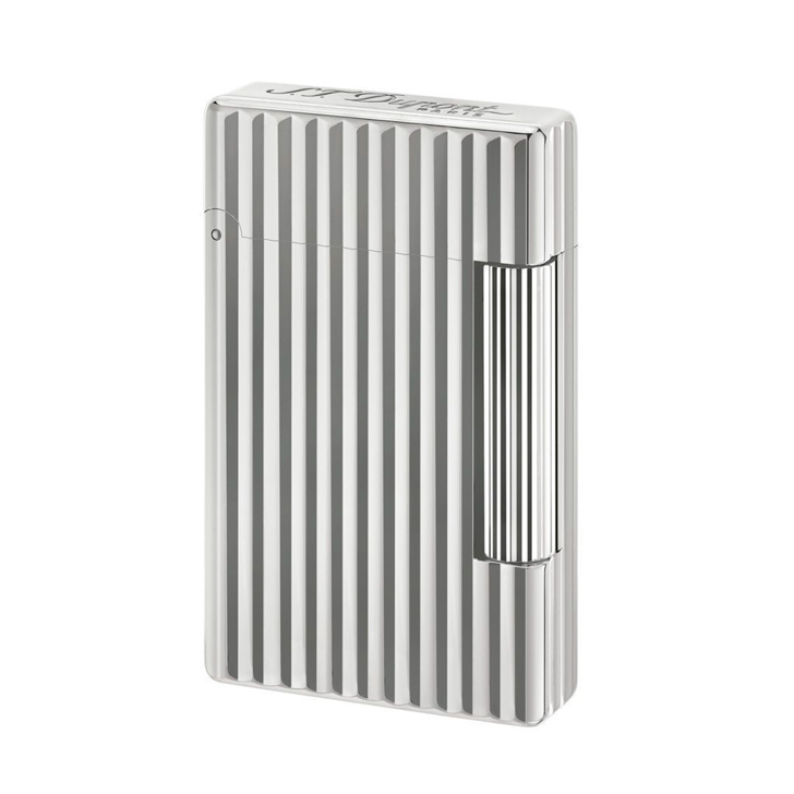 S.T. Dupont 16817 L2 Silver Vertical  Lines