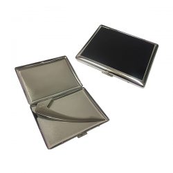 Pearl 04903-10 Silver / Black Cigarette Case