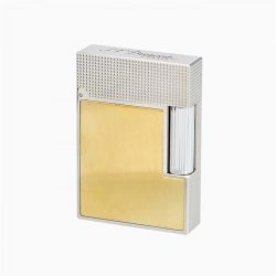 S.T. Dupont C18601 L2 Platinum/Brush Gold Small